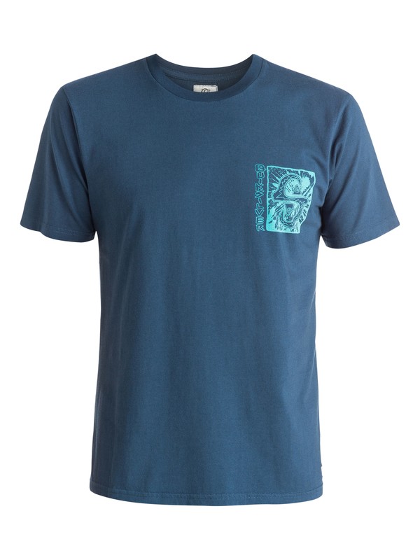 quiksilver, White Light - T-shirt, DARK DENIM (brq0) 0 White Light - T-shirt EQYZT03669 Quiksilver