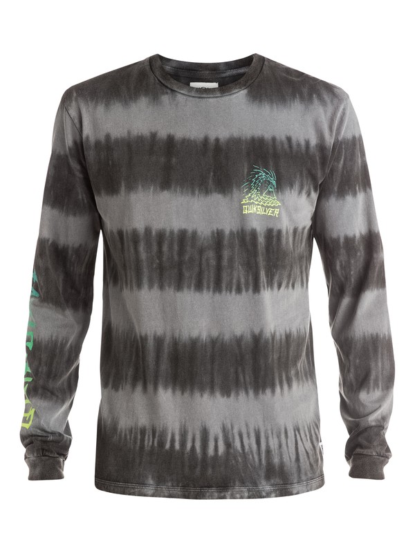 quiksilver, Fade Out - T-shirt manches longues, TARMAC (kta0) 0 Fade Out - T-shirt manches longues EQYZT03770 Quiksilver