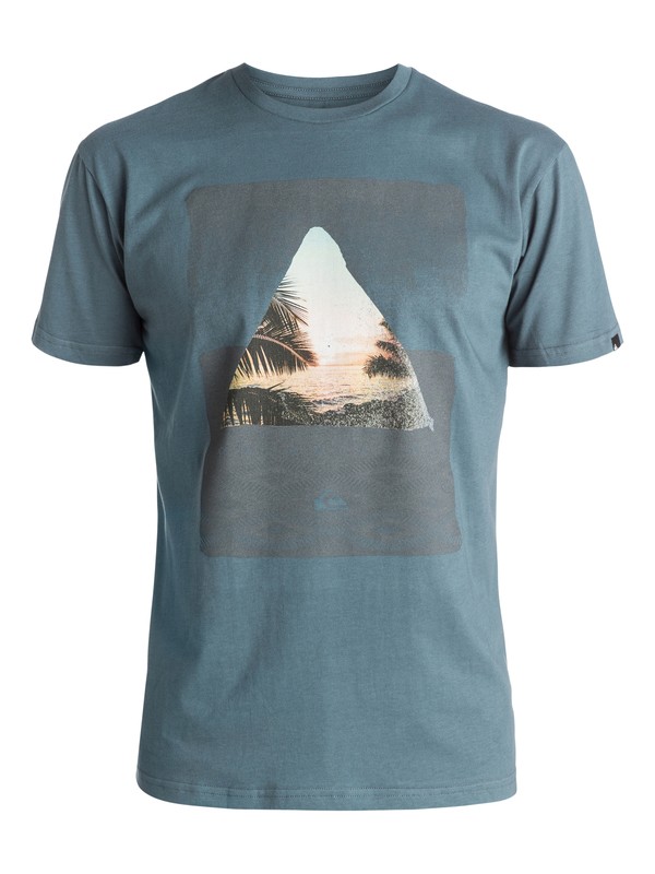 quiksilver, Classic Sintra Beach - Tee-Shirt, STORMY WEATHER (bzj0) 0 Classic Sintra Beach - Tee-Shirt EQYZT03895 Quiksilver