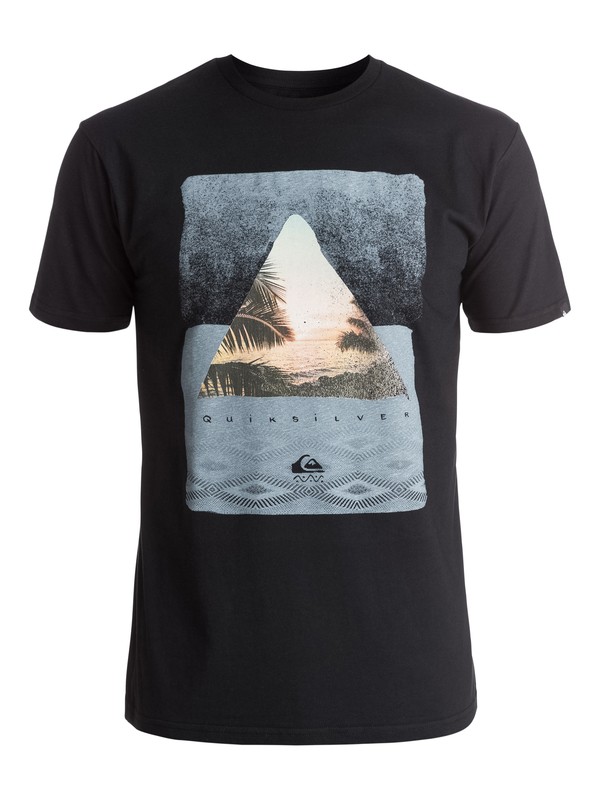 quiksilver, Classic Sintra Beach - Tee-Shirt, BLACK (kvj0) 0 Classic Sintra Beach - Tee-Shirt Noir EQYZT03895 Quiksilver