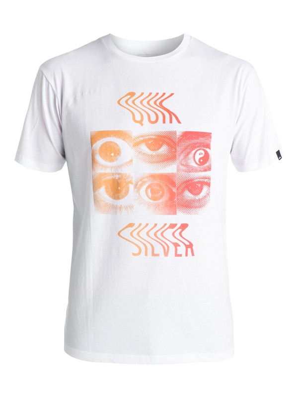 quiksilver, Classic Fool Retina - Tee-Shirt, WHITE (wbb0) 0 Classic Fool Retina - Tee-Shirt Blanc EQYZT03929 Quiksilver