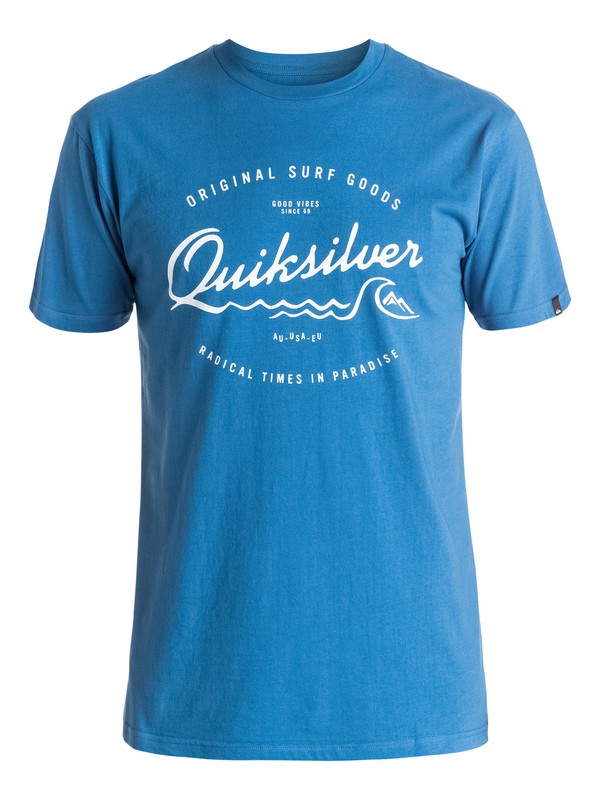 quiksilver, Classic West Pier - Tee-Shirt, STAR SAPPHIRE (bnj0) 0 Classic West Pier - Tee-Shirt EQYZT03934 Quiksilver