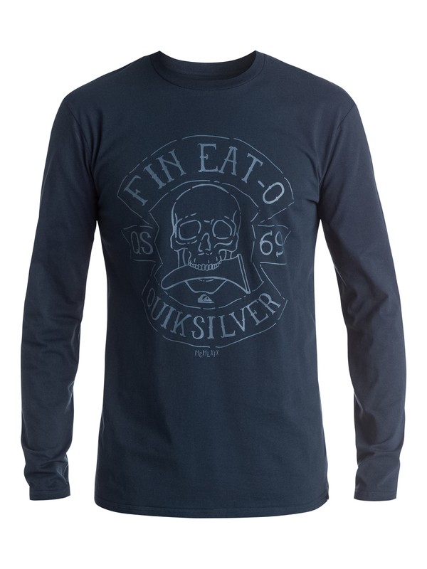 quiksilver, Classic Fin Eat - Tee-Shirt à manches longues, NAVY BLAZER (byj0) 0 Classic Fin Eat - Tee-Shirt à manches longues EQYZT03938 Quiksilver
