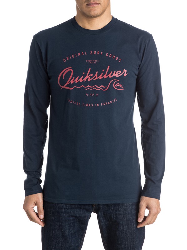 quiksilver, Classic West Pier - Tee-Shirt à manches longues, NAVY BLAZER (byj0) 0 Classic West Pier - Tee-Shirt à manches longues EQYZT03939 Quiksilver