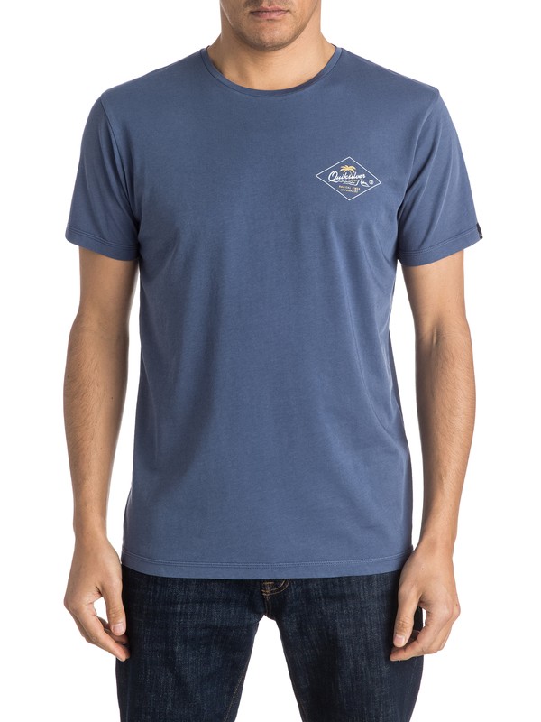 quiksilver, Volcano - Tee-Shirt, NIGHTSHADOW BLUE (bpt0) 0 Volcano - Tee-Shirt EQYZT03944 Quiksilver