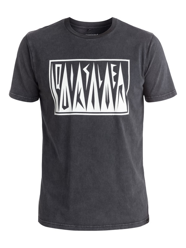quiksilver, PM Afro Logo - Tee-Shirt, BLACK (kvj0) 0 PM Afro Logo - Tee-Shirt EQYZT03955 Quiksilver