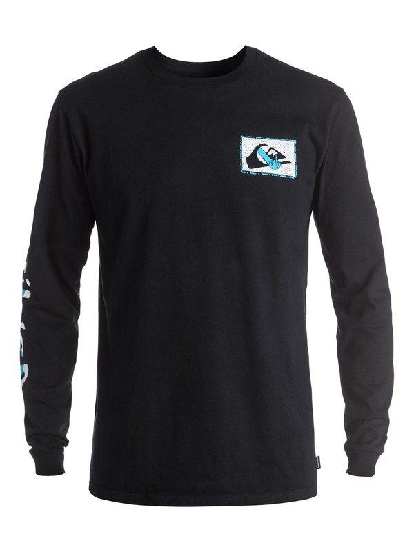 quiksilver, AM Upper Class - Tee-Shirt à manches longues, BLACK (kvj0) 0 AM Upper Class - Tee-Shirt à manches longues EQYZT03962 Quiksilver