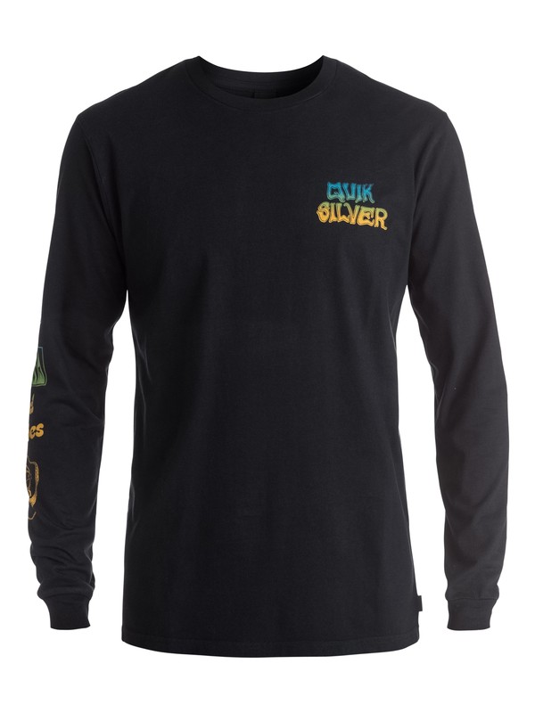 quiksilver, AM Side Track - Tee-Shirt à manches longues, BLACK (kvj0) 0 AM Side Track - Tee-Shirt à manches longues EQYZT03963 Quiksilver
