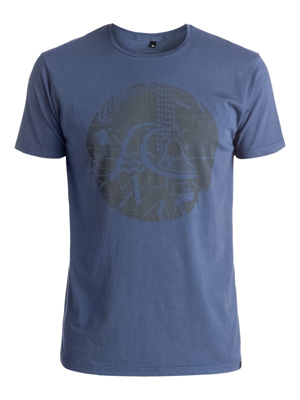 quiksilver, Labyrinth Logo - Tee-Shirt, NIGHTSHADOW BLUE (bpt0) 0 Labyrinth Logo - Tee-Shirt EQYZT03973 Quiksilver