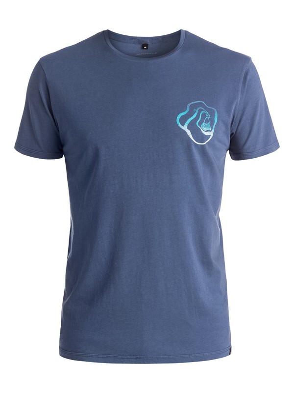 quiksilver, Warped Logo - Tee-Shirt, NIGHTSHADOW BLUE (bpt0) 0 Warped Logo - Tee-Shirt EQYZT03975 Quiksilver