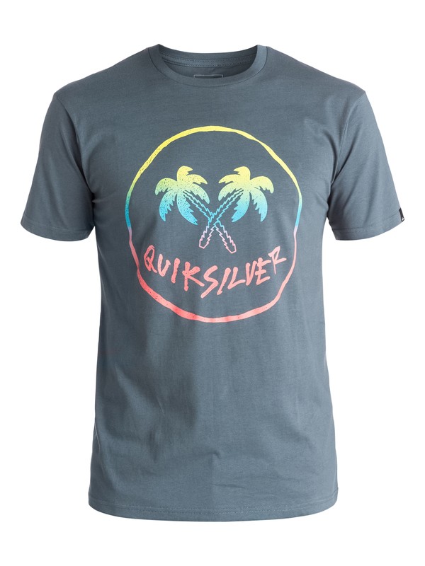 quiksilver, Classic Joker Palms - Tee-Shirt, STORMY WEATHER (bzj0) 0 Classic Joker Palms - Tee-Shirt EQYZT03992 Quiksilver