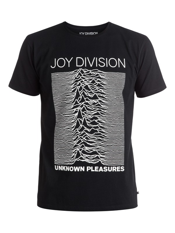 quiksilver, Quiksilver Music Collab Joy Division Unknown Pleasures - Tee-shirt, BLACK (kvj0) 0 Quiksilver Music Collab Joy Division Unknown Pleasures - Tee-shirt Noir EQYZT04135 Quiksilver