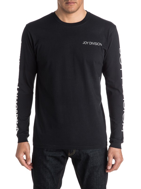 quiksilver, Quiksilver Music Collab Joy Division Unknown Pleasures - Tee-shirt, BLACK (kvj0) 0 Quiksilver Music Collab Joy Division Unknown Pleasures - Tee-shirt EQYZT04137 Quiksilver