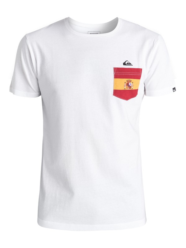 quiksilver, Spanish Team - Tee-shirt, WHITE (wbb0) 0 Spanish Team - Tee-shirt EQYZT04197 Quiksilver
