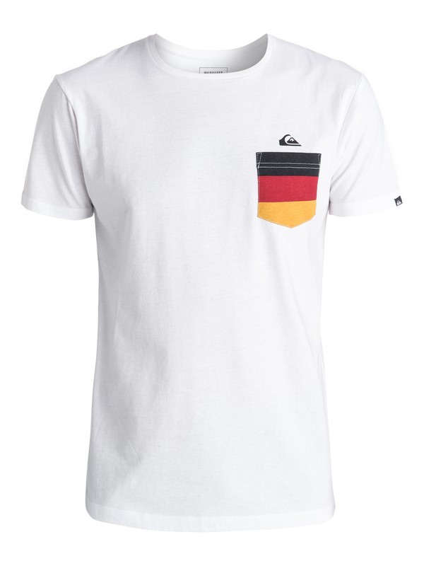 quiksilver, German Team - Tee-shirt, WHITE (wbb0) 0 German Team - Tee-shirt EQYZT04198 Quiksilver