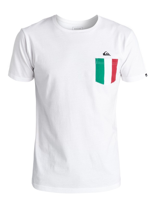 quiksilver, Italian Team - Tee-shirt, WHITE (wbb0) 0 Italian Team - Tee-shirt EQYZT04199 Quiksilver