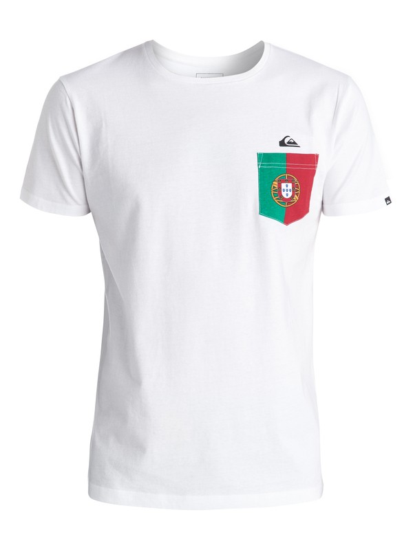 quiksilver, Portuguese Team - Tee-shirt, WHITE (wbb0) 0 Portuguese Team - Tee-shirt EQYZT04200 Quiksilver