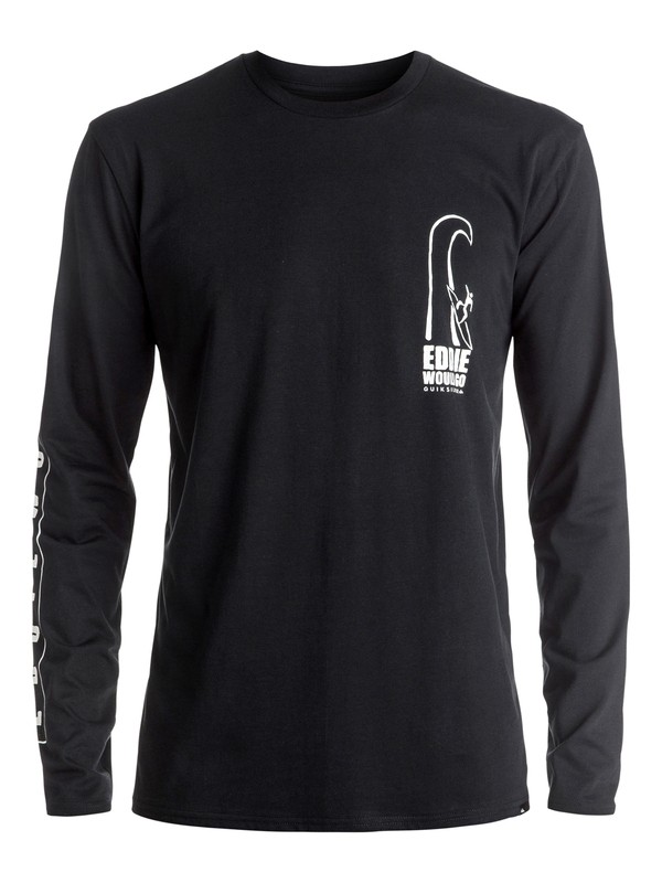 quiksilver, Eddie Would Go - Tee-Shirt à manches longues, BLACK (kvj0) 0 Eddie Would Go - Tee-Shirt à manches longues Noir EQYZT04258 Quiksilver