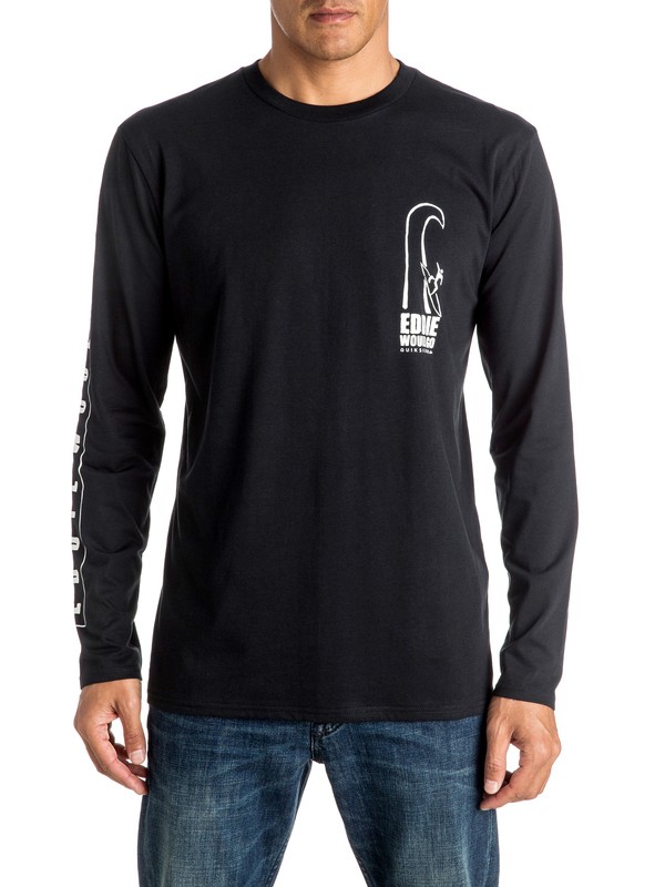 quiksilver, Eddie Would Go - Tee-Shirt à manches longues, BLACK (kvj0) 0 Eddie Would Go - Tee-Shirt à manches longues EQYZT04258 Quiksilver