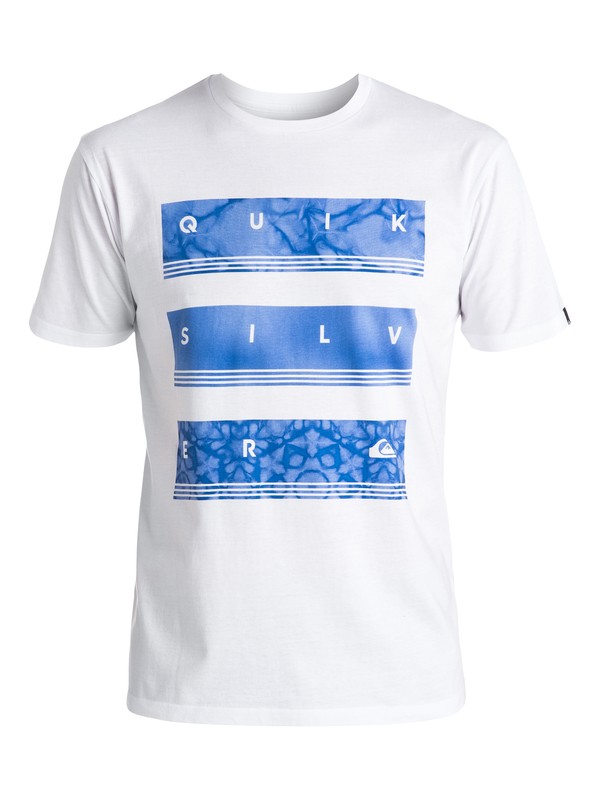 quiksilver, Classic Hyper Stack - Tee-Shirt, WHITE (wbb0) 0 Classic Hyper Stack - Tee-Shirt Blanc EQYZT04259 Quiksilver