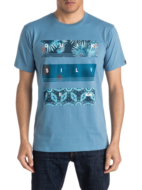 quiksilver, Classic Hyper Stack - Tee-Shirt, CAPTAINS BLUE (bme0) 0 Classic Hyper Stack - Tee-Shirt EQYZT04259 Quiksilver