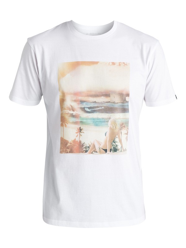 quiksilver, Classic World War Pipe - Camiseta, WHITE (wbb0) 0 Classic World War Pipe - Camiseta Blanco EQYZT04261 Quiksilver