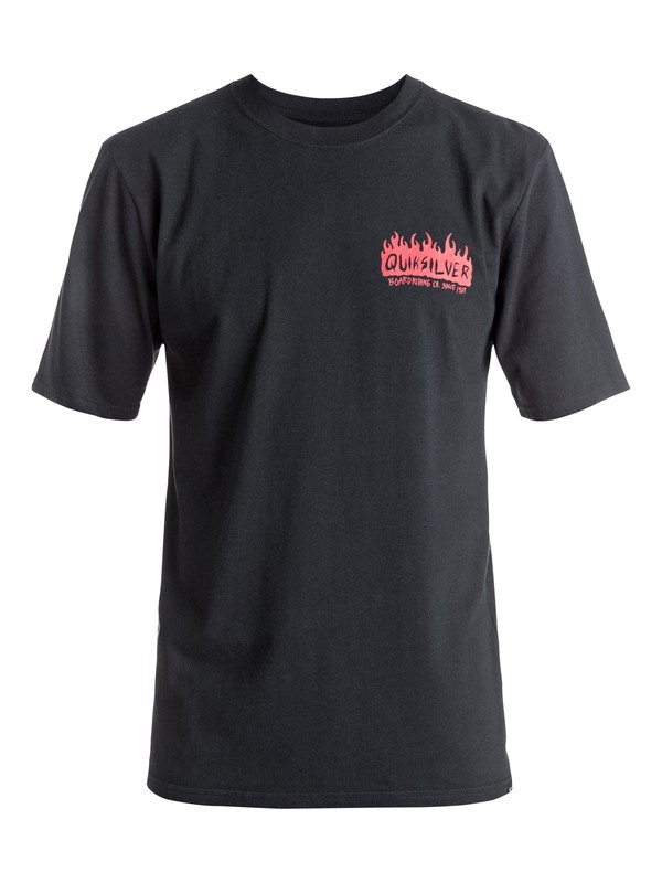 quiksilver, Lit Up - Tee-Shirt, BLACK (kvj0) 0 Lit Up - Tee-Shirt Noir EQYZT04270 Quiksilver