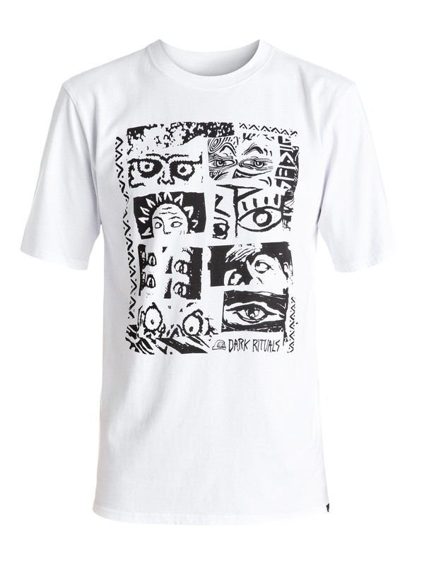 quiksilver, Look - Tee-Shirt, WHITE (wbb0) 0 Look - Tee-Shirt EQYZT04274 Quiksilver