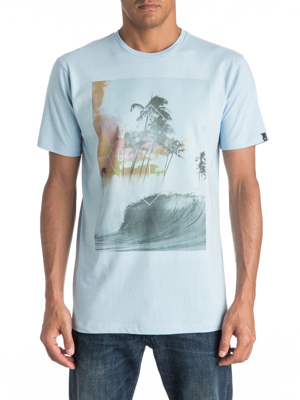 quiksilver, Classic Wave Thunder - Tee-Shirt, ANGEL FALLS (bfg0) 0 Classic Wave Thunder - Tee-Shirt EQYZT04283 Quiksilver