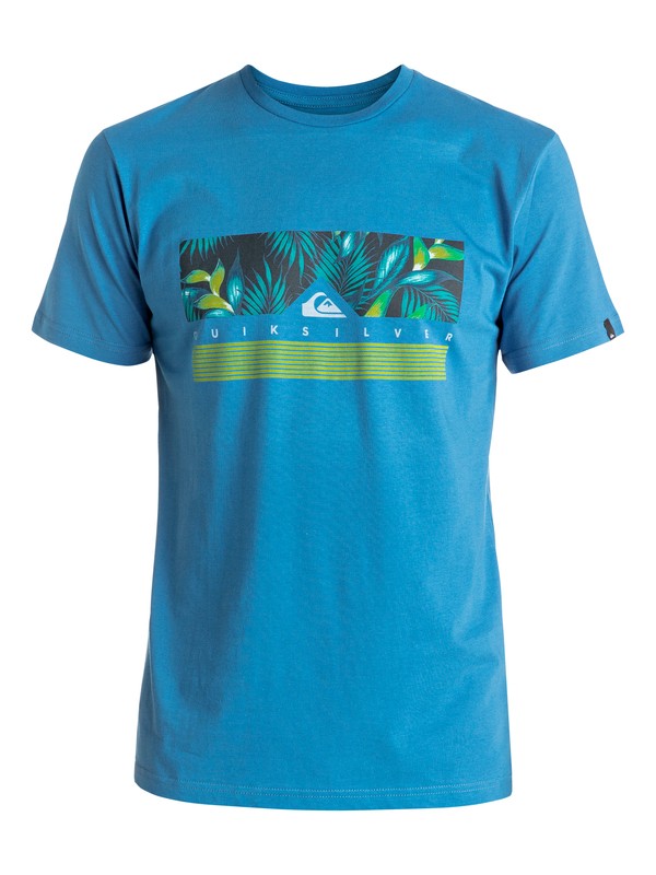 quiksilver, Classic Jungle Box - Tee-Shirt, VALLARTA BLUE (byh0) 0 Classic Jungle Box - Tee-Shirt Bleu EQYZT04284 Quiksilver