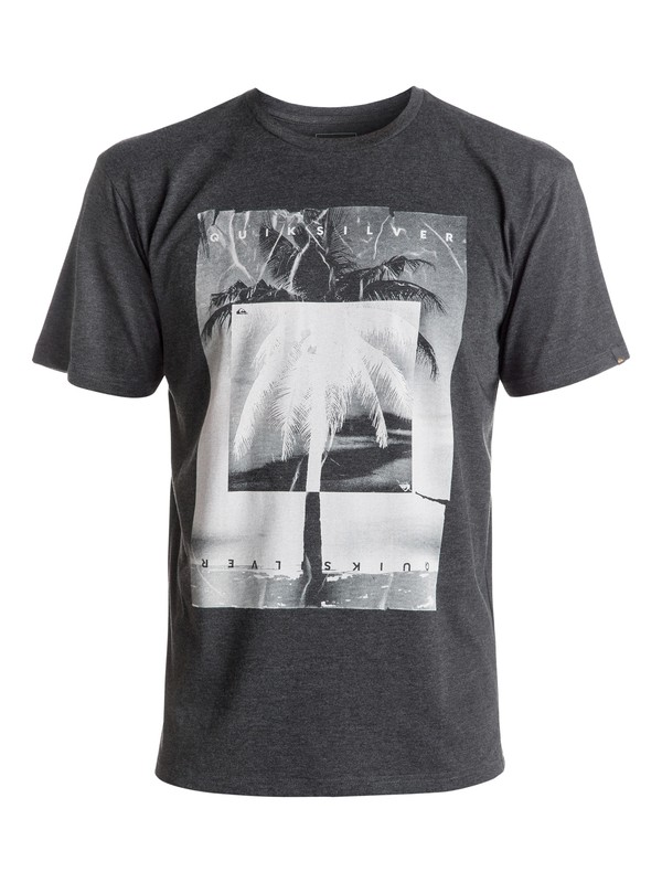 quiksilver, Heather Inverted - Tee-Shirt, CHARCOAL HEATHER (ktah) 0 Heather Inverted - Tee-Shirt EQYZT04287 Quiksilver