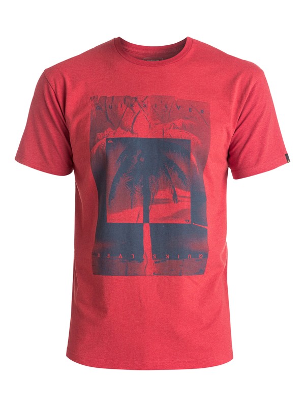 quiksilver, Heather Inverted - Tee-Shirt, CARDINAL HEATHER (rpeh) 0 Heather Inverted - Tee-Shirt Rouge EQYZT04287 Quiksilver