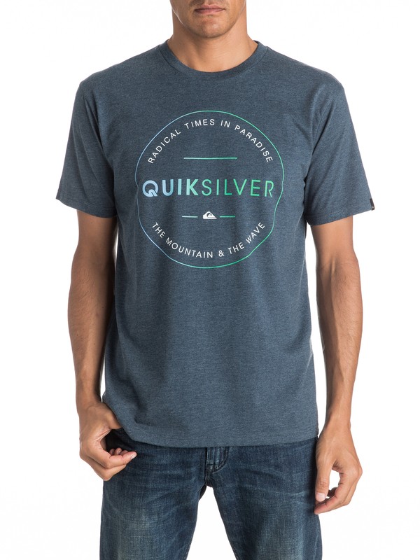 quiksilver, Heather Free Zone - Tee-Shirt, DARK DENIM HEATHER (brqh) 0 Heather Free Zone - Tee-Shirt EQYZT04288 Quiksilver
