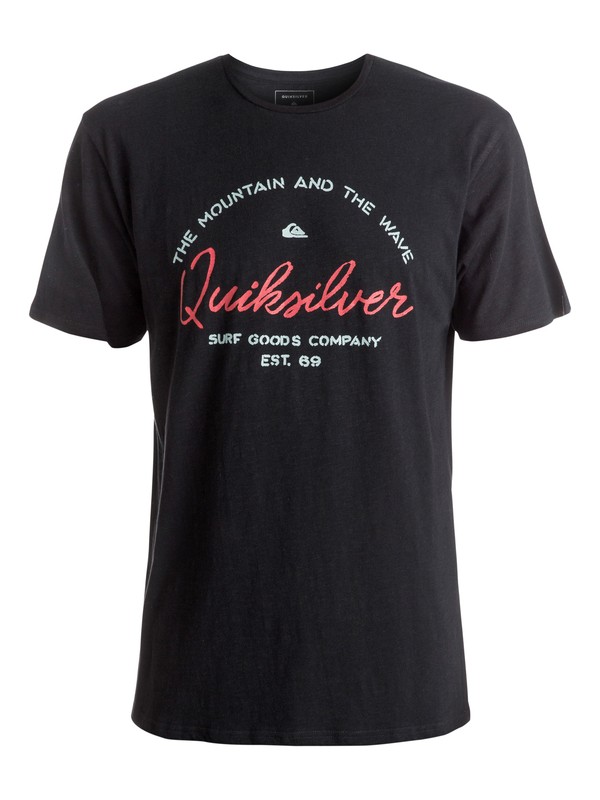quiksilver, Slub Hero Bay - Tee-Shirt, BLACK (kvj0) 0 Slub Hero Bay - Tee-Shirt Noir EQYZT04290 Quiksilver