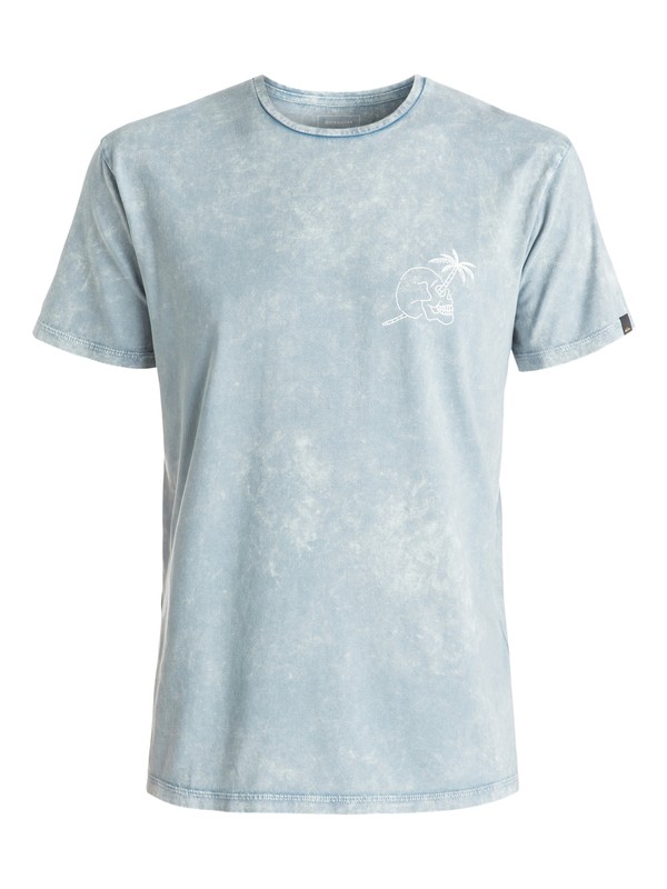 quiksilver, Specialty Palm Skull - Tee-Shirt, STONE BLUE (bhy0) 0 Specialty Palm Skull - Tee-Shirt Bleu EQYZT04292 Quiksilver