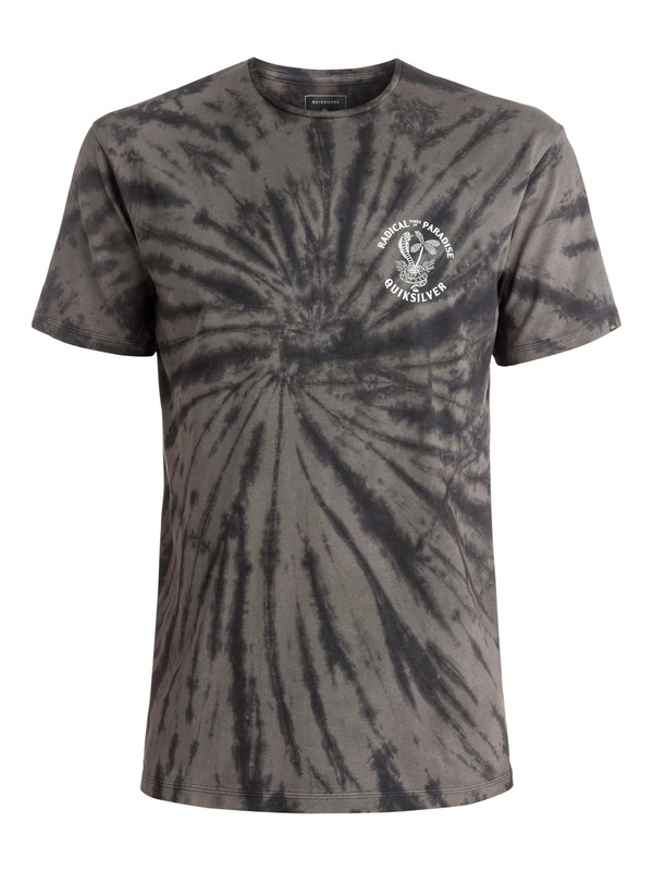 quiksilver, Off The Block Spiral - Tee-Shirt, BLACK (kvj0) 0 Off The Block Spiral - Tee-Shirt Noir EQYZT04293 Quiksilver