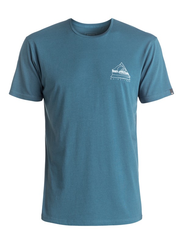 quiksilver, Garment Dye Solstice - Tee-Shirt, INDIAN TEAL (bqk0) 0 Garment Dye Solstice - Tee-Shirt Bleu EQYZT04295 Quiksilver