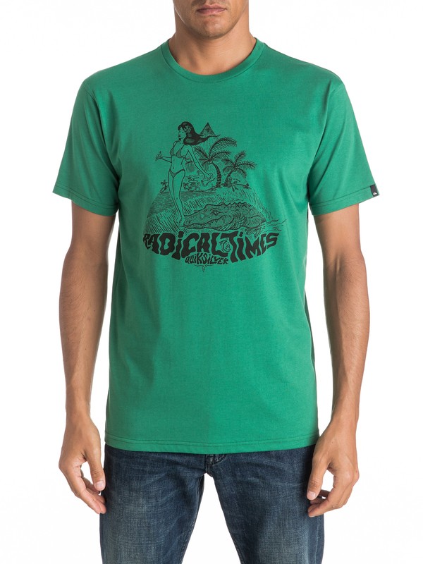 quiksilver, Classic Crocoride - Tee-Shirt, FIR (gqb0) 0 Classic Crocoride - Tee-Shirt EQYZT04301 Quiksilver