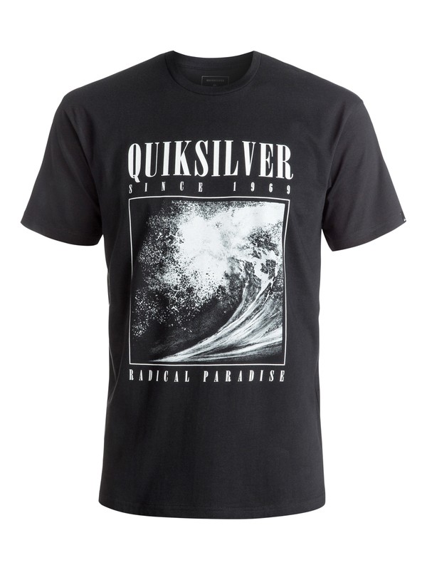 quiksilver, Classic Both Sides - Tee-Shirt, BLACK (kvj0) 0 Classic Both Sides - Tee-Shirt Noir EQYZT04303 Quiksilver