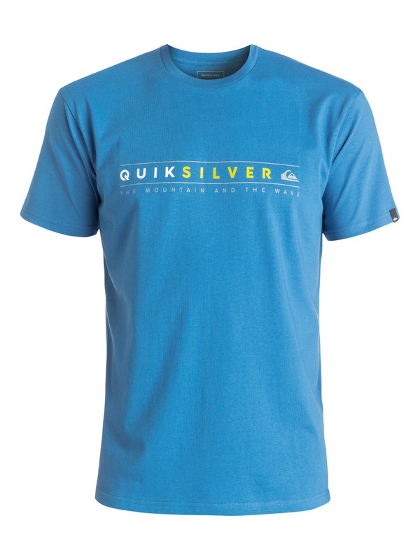 quiksilver, Classic Always Clean - Tee-Shirt, VALLARTA BLUE (byh0) 0 Classic Always Clean - Tee-Shirt Bleu EQYZT04305 Quiksilver
