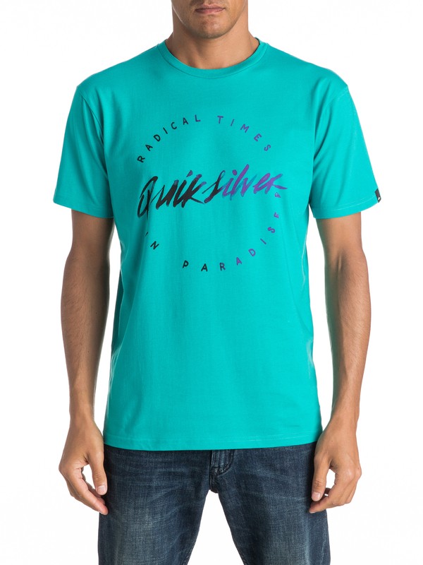 quiksilver, Classic Right Up - Tee-Shirt, VIRIDINE GREEN (bnf0) 0 Classic Right Up - Tee-Shirt EQYZT04306 Quiksilver