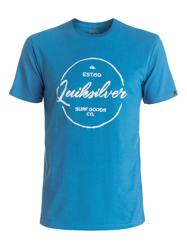 quiksilver, Classic Silvered - Tee-Shirt, VALLARTA BLUE (byh0) 0 Classic Silvered - Tee-Shirt EQYZT04309 Quiksilver