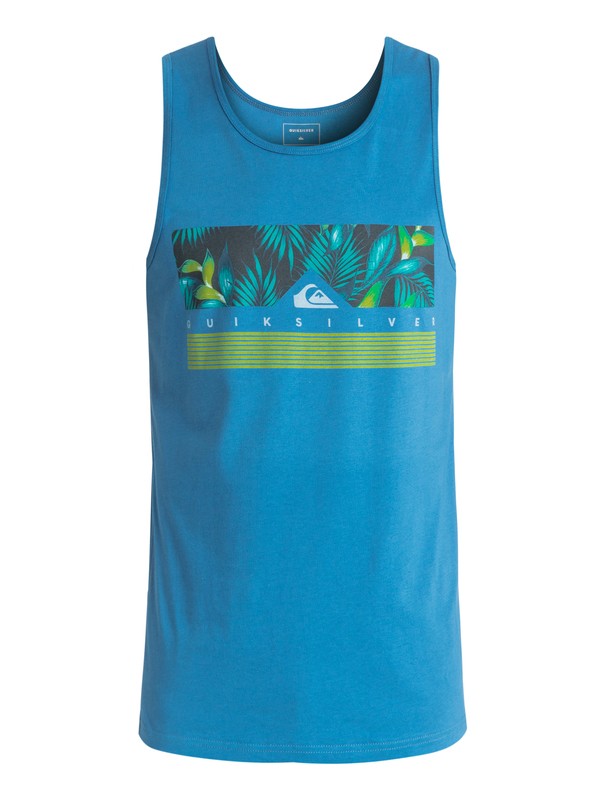 quiksilver, Classic Jungle Box - Haut sans manches, VALLARTA BLUE (byh0) 0 Classic Jungle Box - Haut sans manches Bleu EQYZT04315 Quiksilver