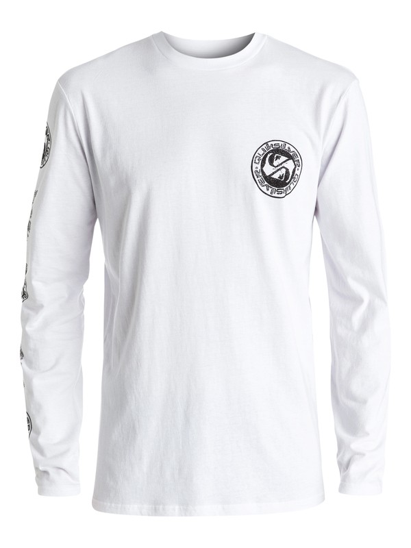 quiksilver, Classic Balanced 69 - Tee-Shirt à manches longues, WHITE (wbb0) 0 Classic Balanced 69 - Tee-Shirt à manches longues Blanc EQYZT04319 Quiksilver
