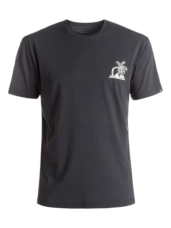 quiksilver, Garment Dye Never Dies - Tee-Shirt, TARMAC (kta0) 0 Garment Dye Never Dies - Tee-Shirt Noir EQYZT04322 Quiksilver