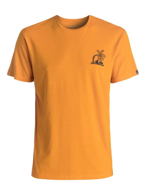 quiksilver, Garment Dye Never Dies - Tee-Shirt, GOLDEN GLOW (yks0) 0 Garment Dye Never Dies - Tee-Shirt Jaune EQYZT04322 Quiksilver