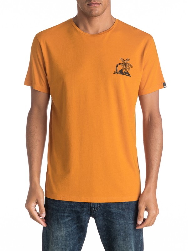 quiksilver, Garment Dye Never Dies - Tee-Shirt, GOLDEN GLOW (yks0) 0 Garment Dye Never Dies - Tee-Shirt Jaune EQYZT04322 Quiksilver