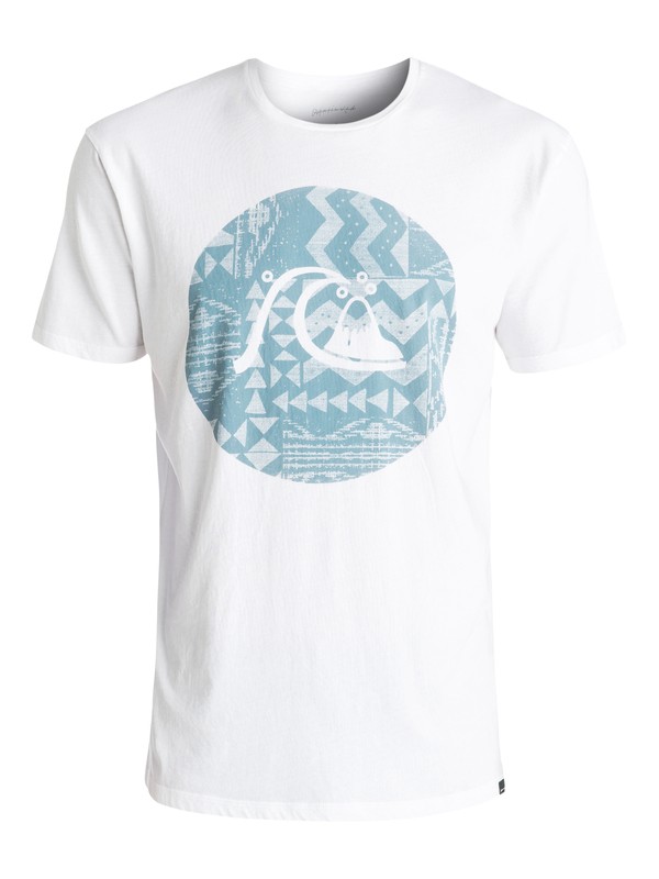 quiksilver, Garment Dye Circle Bubble - Tee-Shirt, WHITE (wbb0) 0 Garment Dye Circle Bubble - Tee-Shirt Blanc EQYZT04325 Quiksilver