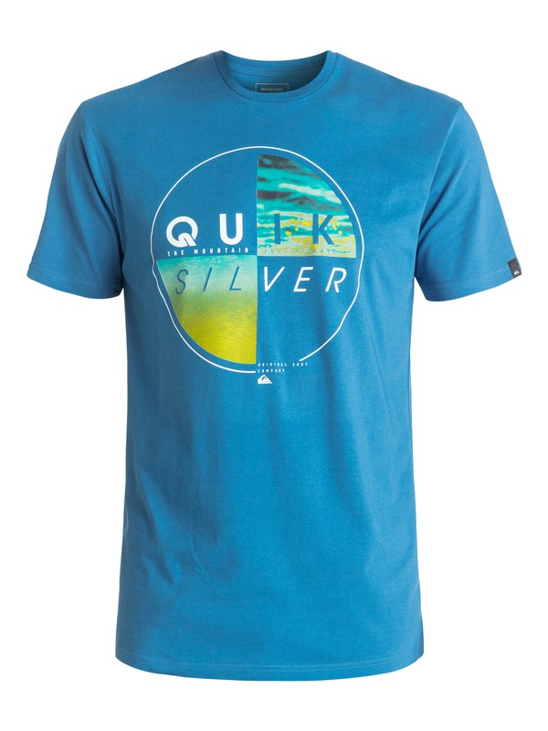quiksilver, Classic Blazed - Tee-Shirt, VALLARTA BLUE (byh0) 0 Classic Blazed - Tee-Shirt Bleu EQYZT04330 Quiksilver