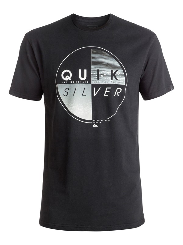 quiksilver, Футболка Classic Blazed, BLACK (kvj0) 0 Футболка Classic Blazed Черный EQYZT04330 Quiksilver